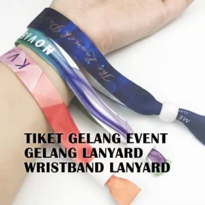 Tiket Gelang Lanyard Custom